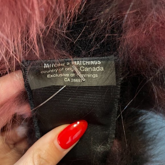 Mitchie's Matchings Fox Fur Headband - Picture 4 of 4